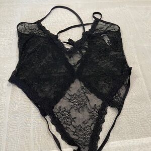 Black Lace Bodysuit